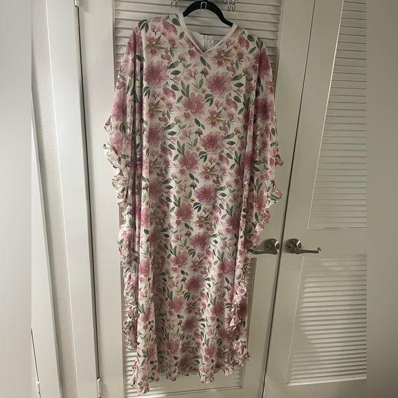 Dainty Jewells Elegant Pink Floral Dress - Picture 3 of 6